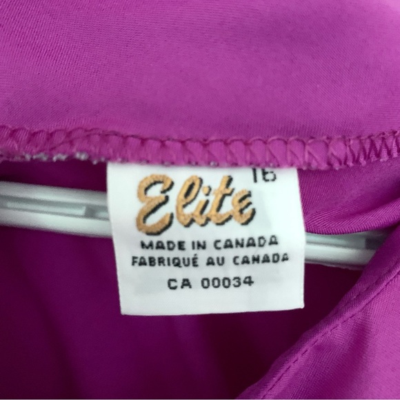 Vintage ELITE Embroidered Floral Detail Blouse Women’s Size 16 - Picture 6 of 6